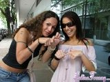 Nikki pickup adventure. Nikki picking up in the streets of Sao Paulo a hot female to have sexual intercourse