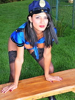 Dayane oliveira Hot TS officer Dayane Oliveira stripping