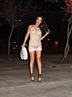 Ts nikki is a street whore. Nikki posing as a street prostitute