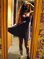 Nikki in the uk  horny self shots of graceful tranny nicole montero. Lusty self shots of petite tgirl Nicole Montero