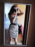 Nikki mirror dress Seductive self shots of delicate Nikki. 
